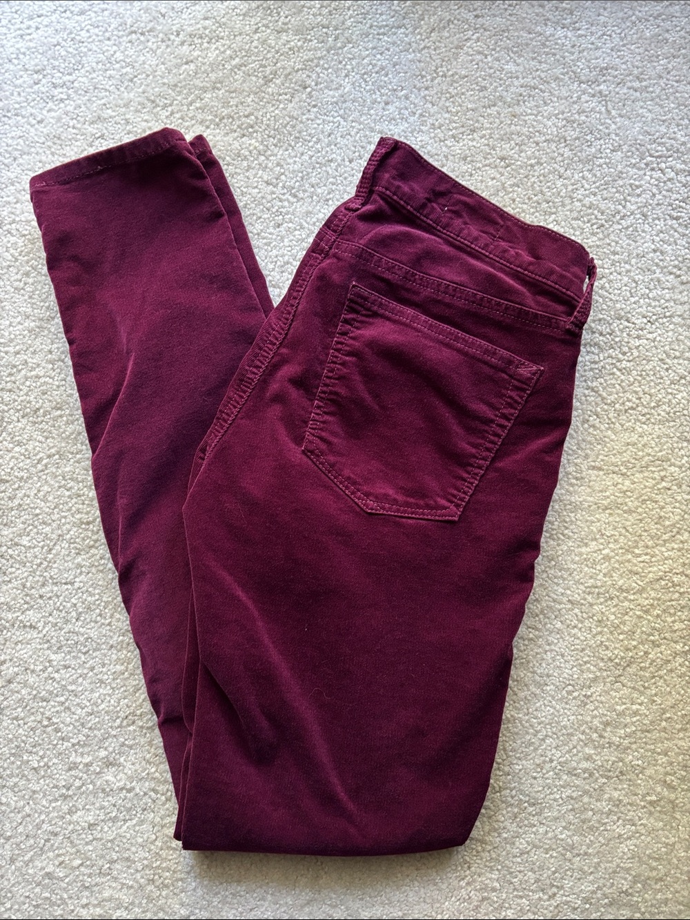 Gap Wine Stretch Cords